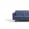 Venere Sofa in Navy Leather by Beverly Hills w/Options