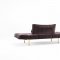 Zeal Deluxe Daybed in Dark Gray w/Brass Leg Velvet by Innovation