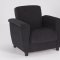 Aspen Talin Black Sofa Bed in Fabric by Sunset w/Options