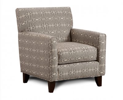 Parker Accent Chair SM8563-CH-EC in a Patterned Fabric