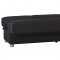 Romano Sofa Bed in Black Fabric by Casamode