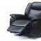 Carly 628 Motion Sofa in Black Leather Air w/Optional Items