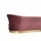 Arvada Sofa & Loveseat Set in Pink Velvet by VIG w/Options