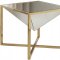 Krystal Coffee Table 219 Gold Tone Base by Meridian w/Options