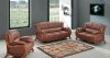 Brown Bonded Leather Modern 7988 Sofa w/Options