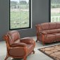 Brown Bonded Leather Modern 7988 Sofa w/Options