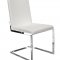 Chily Dining Chairs Set of 2 Brown, Black or White - Whiteline