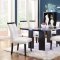 Kenneth Dining Table 104561 in Black by Coaster w/Options