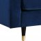 Lola Sofa 619 in Navy Velvet Fabric by Meridian w/Options