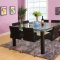 Batesland I CM3363T 5PC Dinette Set in Matte Black w/Options