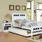 Cammi CM7853BL Youth Bedroom Set in White & Blue w/Options