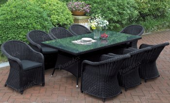 232 Outdoor Patio 9Pc Table Set by Poundex w/Options [PXOUT-232]