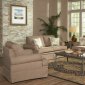 504121 Genevieve Sofa in Sandy Brown Fabric by Coaster w/Options