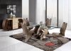 D4126DT Dining Room Set 5Pc in Oak & Walnut by Global w/Options