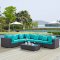 Convene Outdoor Patio Sectional Sofa Set 7Pc EEI-2168 by Modway