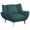 Acton Sofa 511161 in Teal Fabric by Coaster w/Options