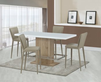 D2116BT Counter Height Dining Table by Global w/Optional Chairs [GFDT-D2116BT]