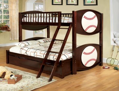 CM-BK066-BSBL-F Olympic V Twin/Full Bunk Bed with Options