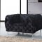 Mercer 646BL Sofa in Black Velvet Fabric w/Optional Items