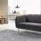 Willow Sofa 687 in Grey Velvet Fabric by Meridian w/Options