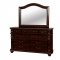 Forth Worth CM7858 Bedroom in Dark Cherry w/Sleigh Bed & Options