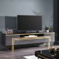 Carlino TV Stand in Prada Gray by Bellona