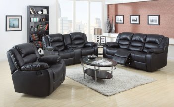 7241 Reclining Sofa in Bonded Leather w/Optional Items [EGS-7241]