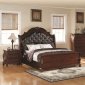 Brown Cherry Finish Traditional Bedroom w/Optional Items