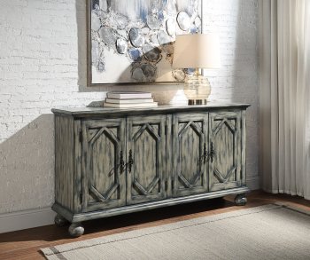 Pavan Console Table AC00199 in Rustic Gray by Acme [AMCT-AC00199 Pavan]