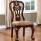 Elana CM3212 Formal Dining Table in Brown Cherry w/Options