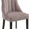 Oxford Dining Chair 721 Set of 2 Pink Velvet Fabric by Meridian