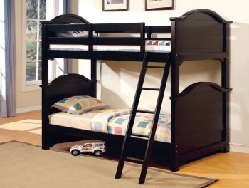 CM-BK616 Chesapeake Twin/Twin Bunk Bed in Black [FAKB-CM-BK616 Chesapeake]