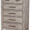 Canopus 5Pc Bedroom Set CM7422GY in Antique Gray w/Options