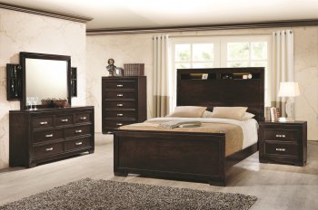 Solano 203711 Bedroom in Cappuccino by Coaster w/Options [CRBS-203711 Solano]