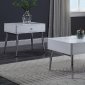 Weizor 3Pc Coffee & End Table Set 87150 in White by Acme