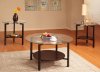 Concentric 3316-31 3Pc Coffee Table Set by Homelegance in Copper