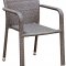 Ayesha Outdoor Patio Dining 5Pc Set CM-OT1850 in Gray