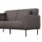 U819 Sofa, Loveseat & Chair 3Pc Set Dark Gray Fabric by Global