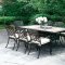 Charissa CM-OT2125-T Outdoor Patio Dining Table w/Options