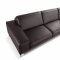 Darwin Sofa in Dark Brown Leather by VIG