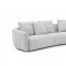 Hamilton Sectional Sofa in Boucle Fabric by J&M