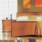 6 Piece Two-Toned High Gloss Finish Contemporary Bedroom Set