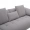 Savannah Sectional Sofa in Gray Fabric by J&M