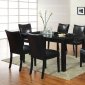 CM3176BK-T Lamia I Dining Table w/Optional Black Chairs