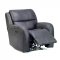 Octavio Power Motion Sofa & Loveseat in Grey Microfiber