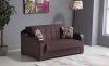 Willow Aristo Burgundy Loveseat Sleeper by Istikbal