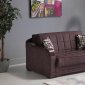 Willow Aristo Burgundy Loveseat Sleeper by Istikbal