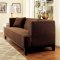 Sofia CM6761BR Sofa in Brown Fabric w/Options