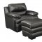 Wilton Sofa & Loveseat in Black Leather Match w/Options