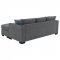 Storey Sleeper Sectional Sofa 504779 in Gray Fabric by Coaster